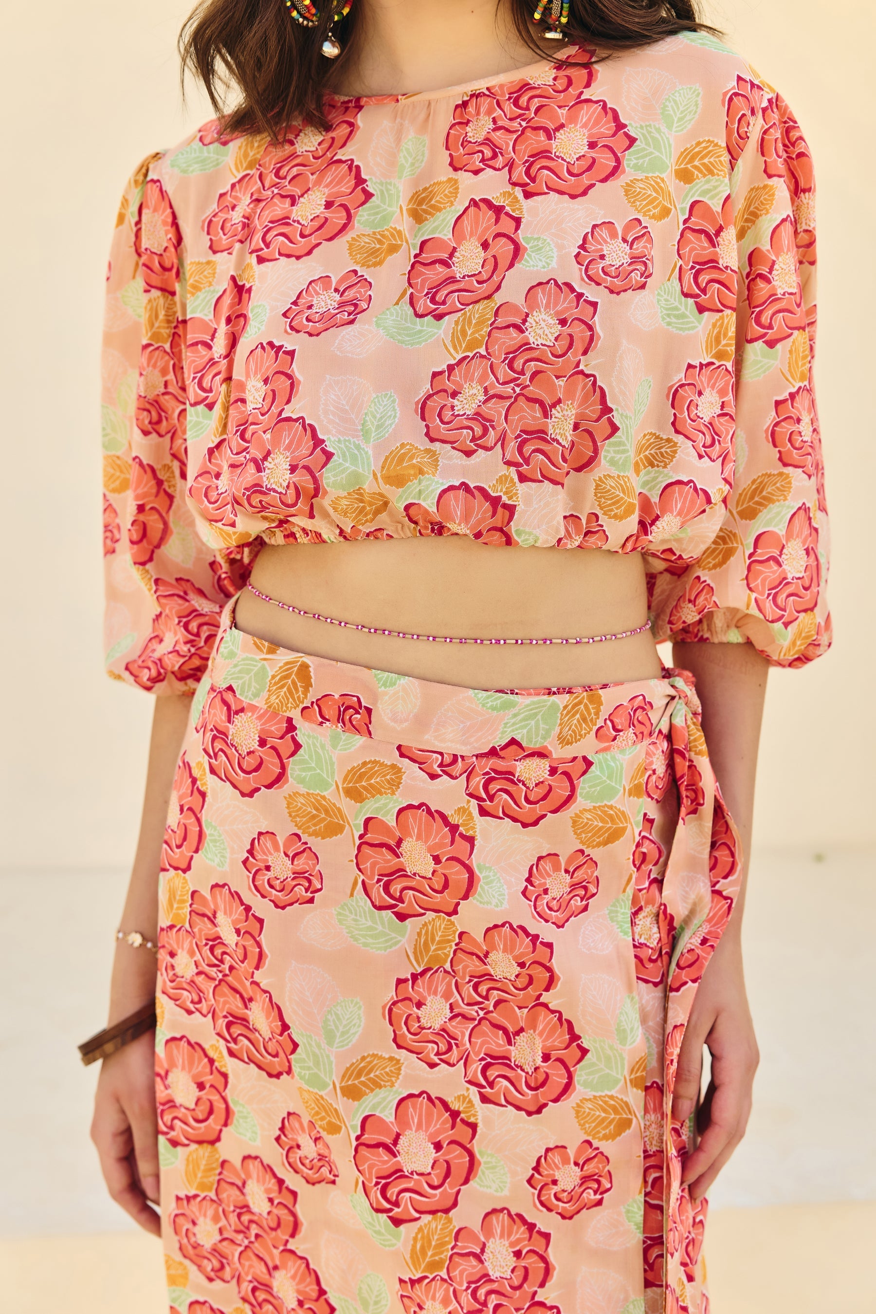 Floral Skirt Co-ord Set