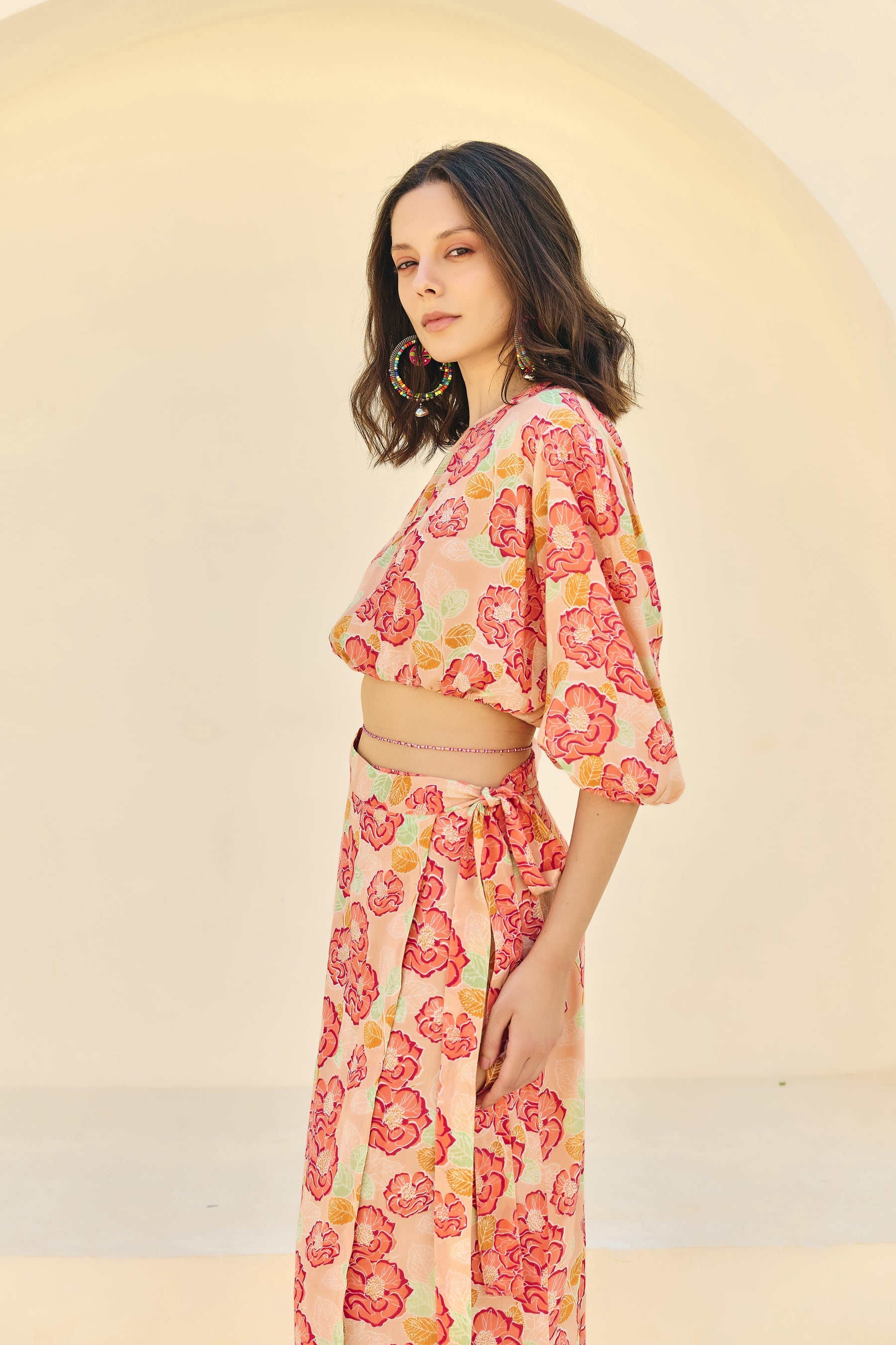 Floral Skirt Co-ord Set
