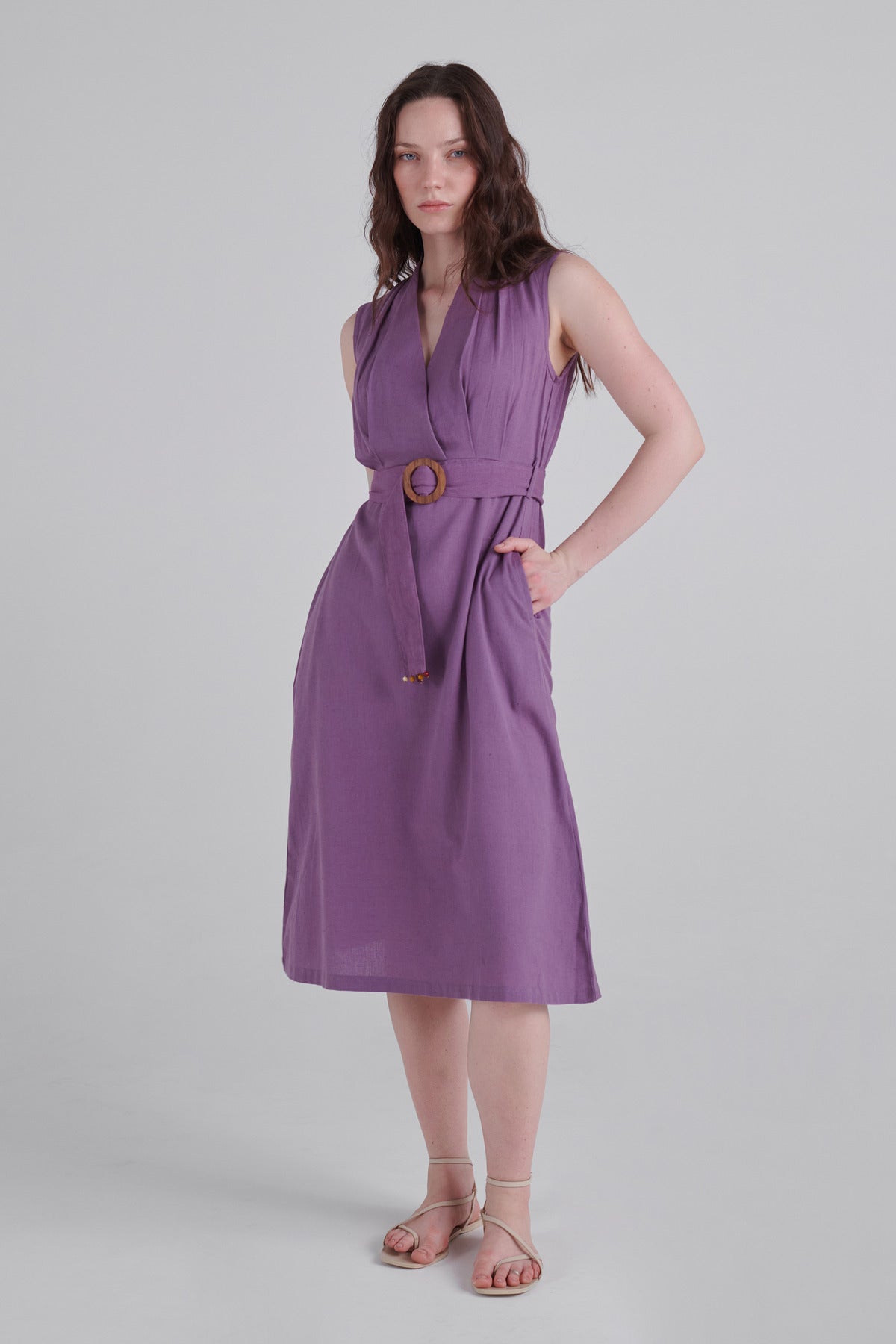 Violet Midi Dress