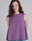 Amethyst Side Gathered Shirt