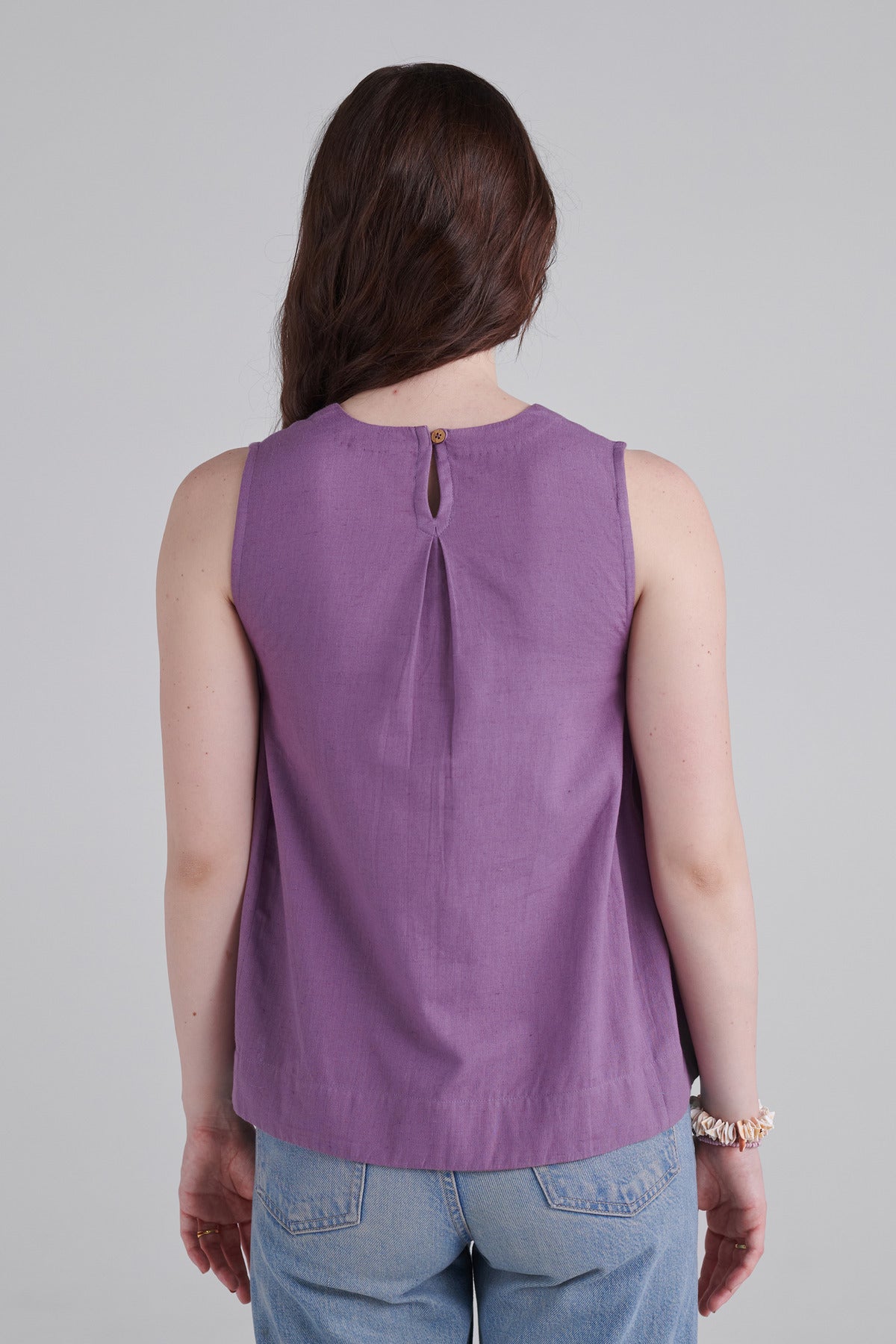 Amethyst Side Gathered Shirt