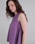 Amethyst Side Gathered Shirt