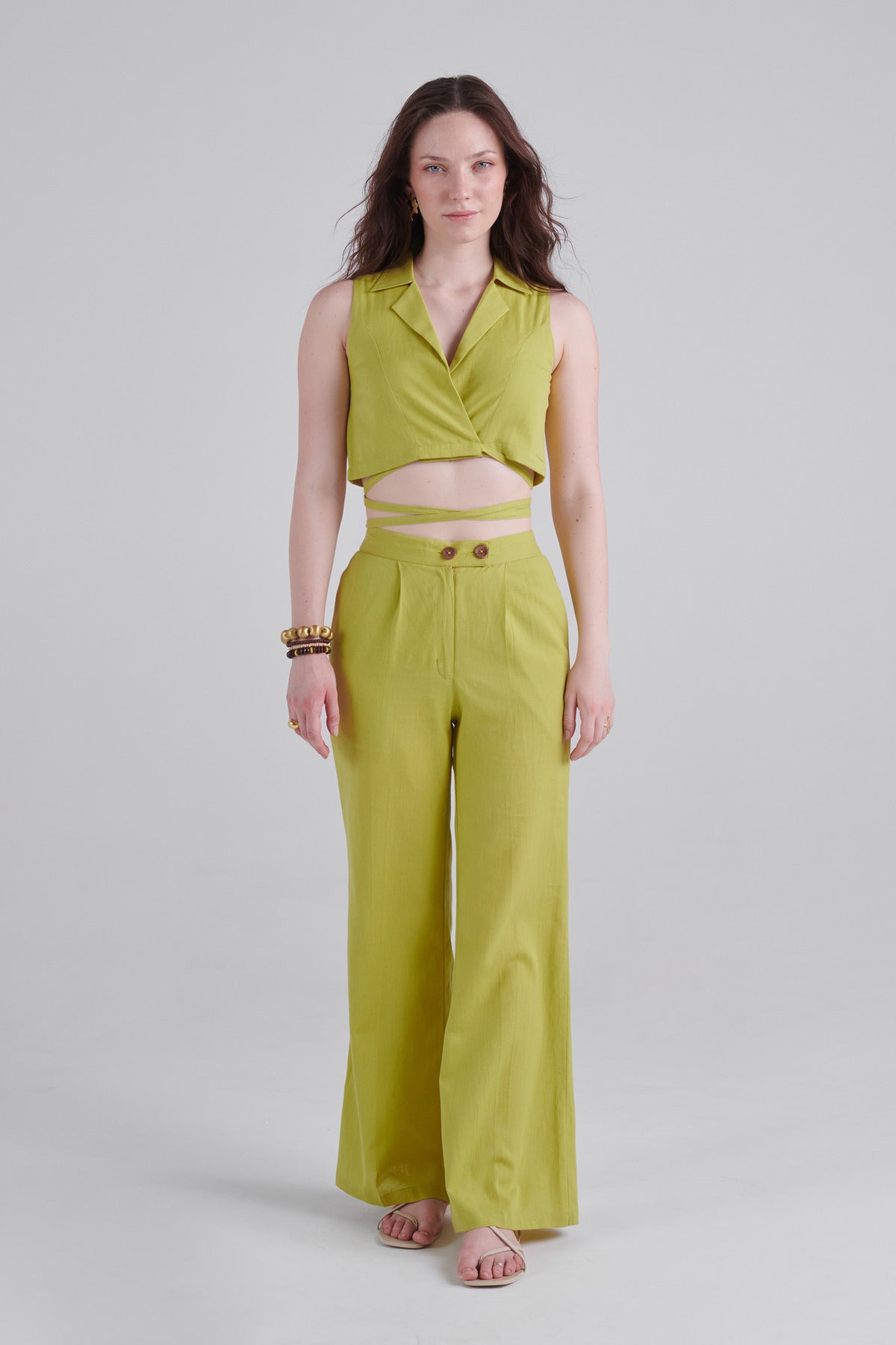 Kiwi Wrap Around Co-ord Set