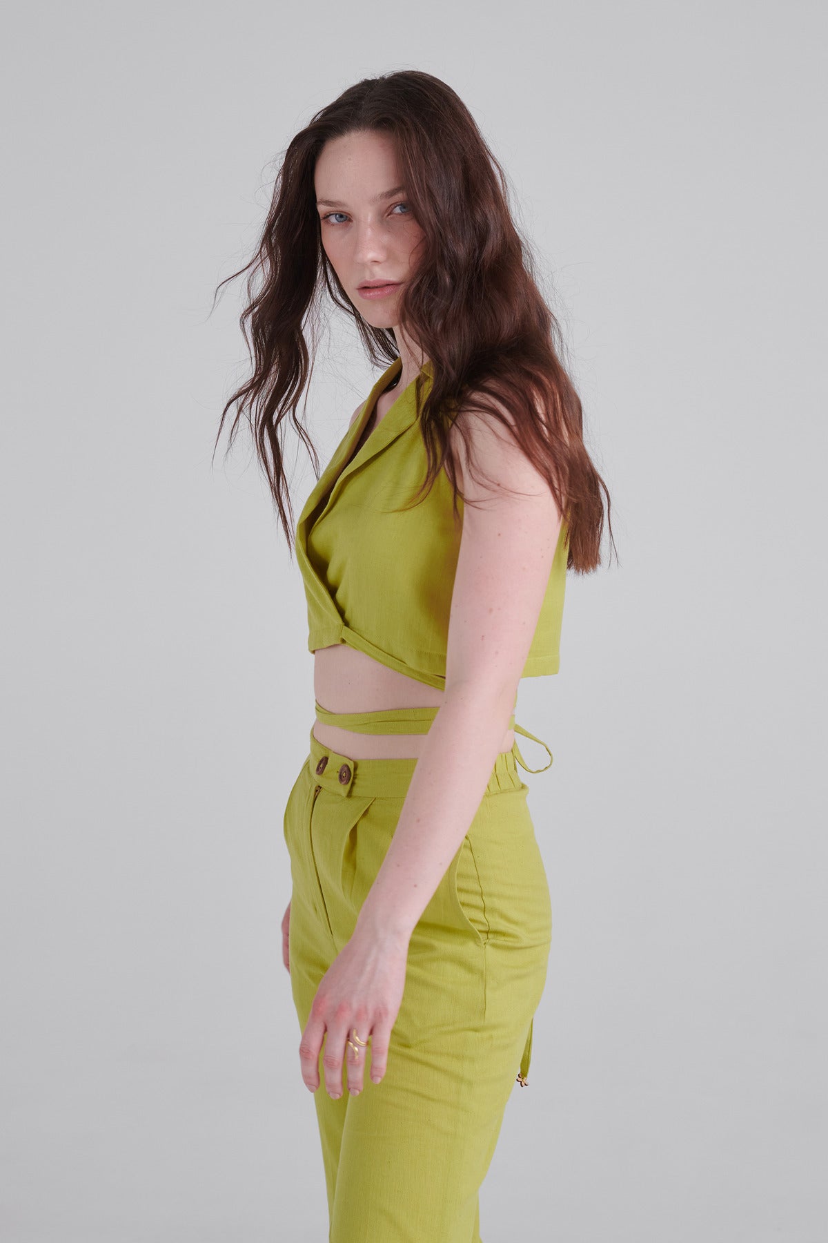 Kiwi Wrap Around Co-ord Set