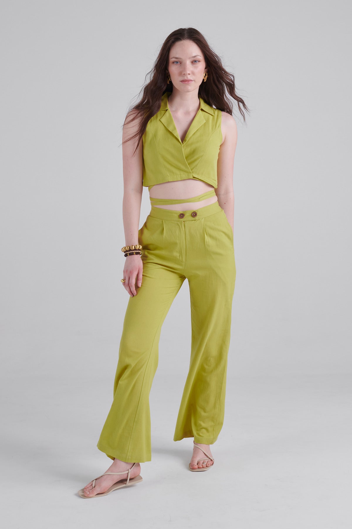 Kiwi Wrap Around Co-ord Set