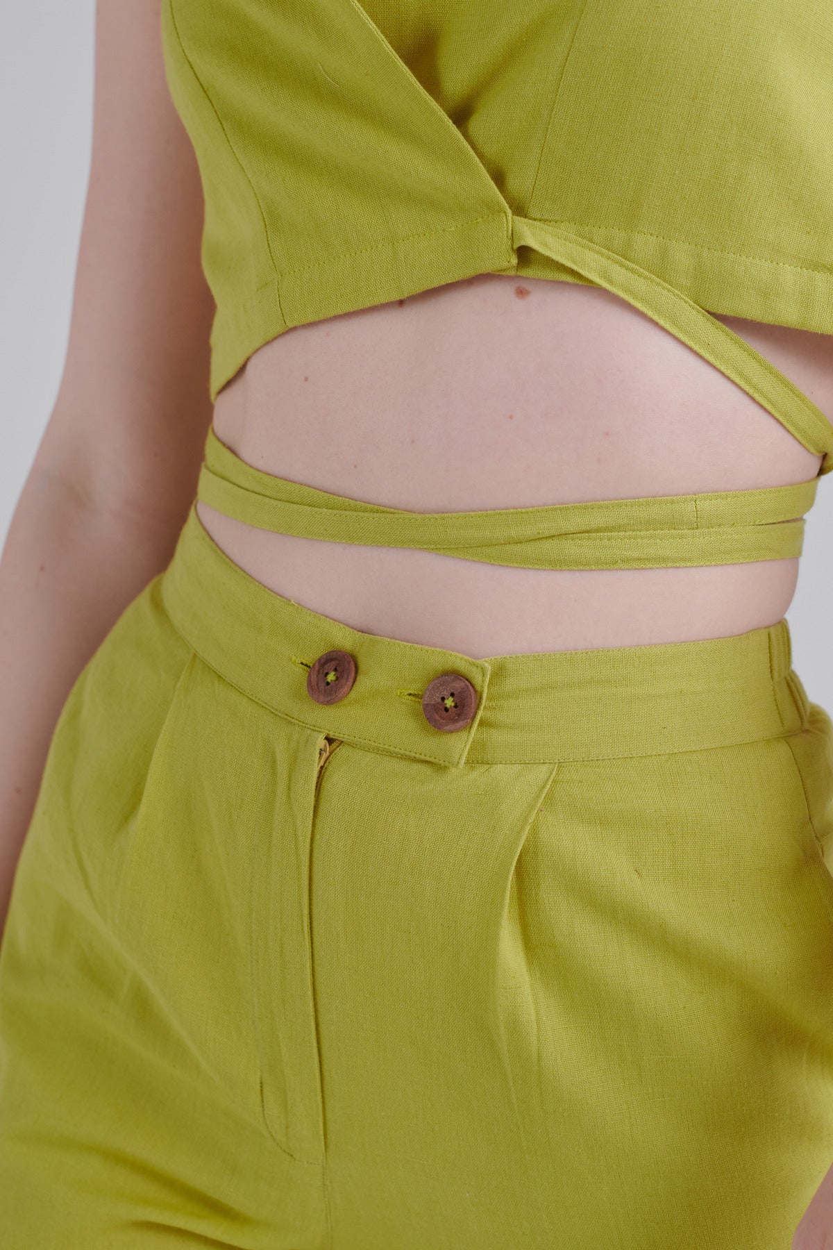 Kiwi Wrap Around Co-ord Set
