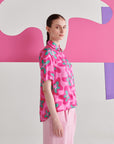 Pink Abstract Shirt
