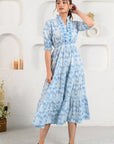 Blue Day Frill Dress