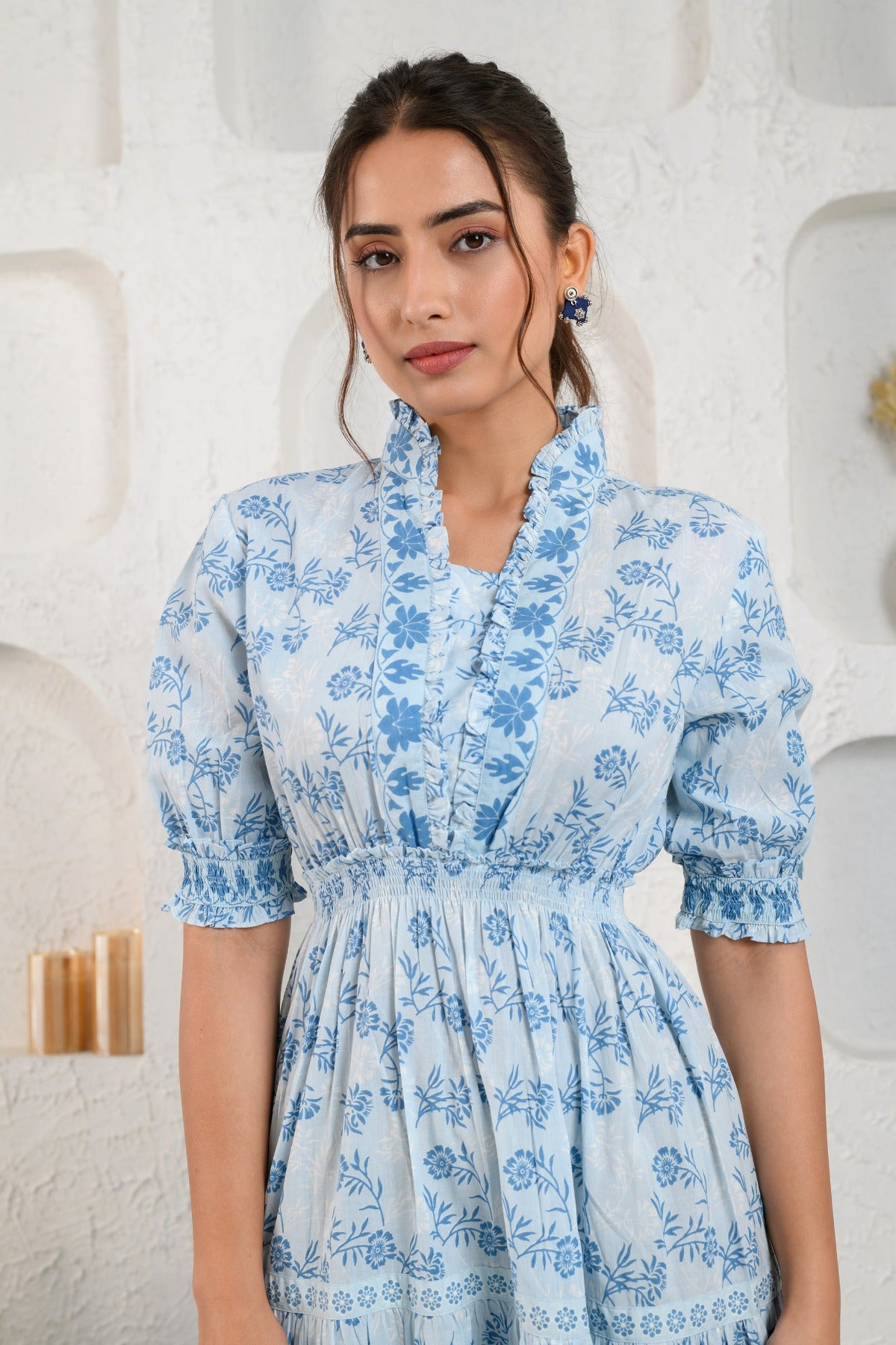 Blue Day Frill Dress