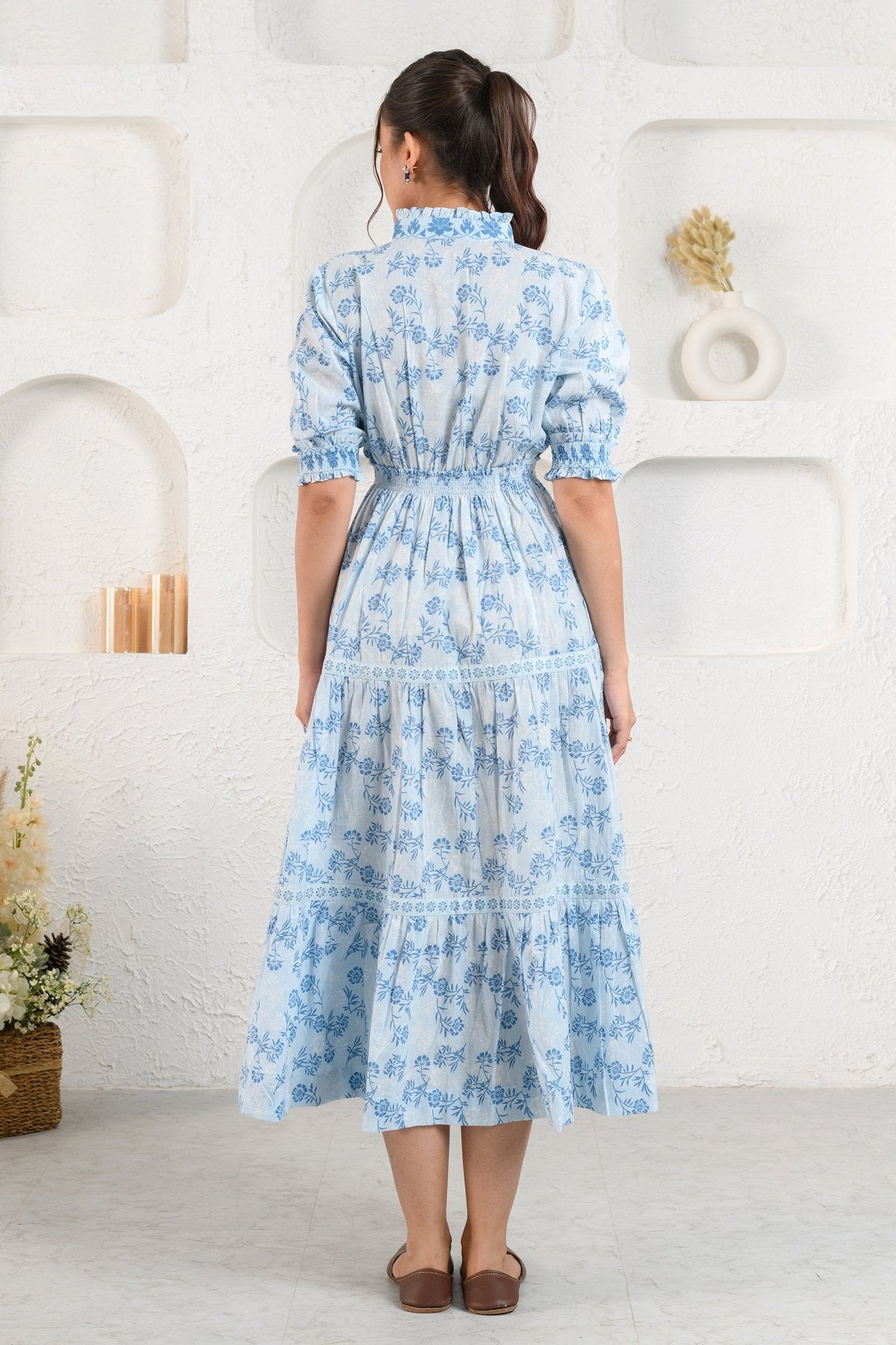 Blue Day Frill Dress