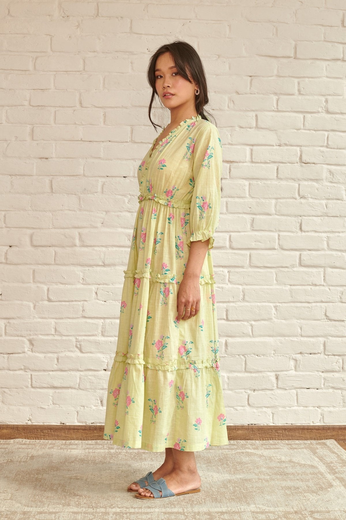 Green Dahlia Long Dress