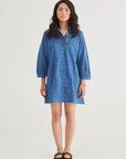 Indigo Berry Short Dress