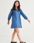Indigo Berry Short Dress