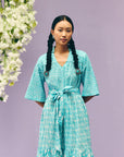 Blue Berry Long Dress