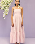 Lavender Strappy Long Dress