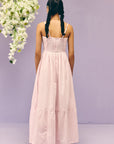 Lavender Strappy Long Dress