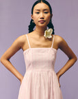 Lavender Strappy Long Dress