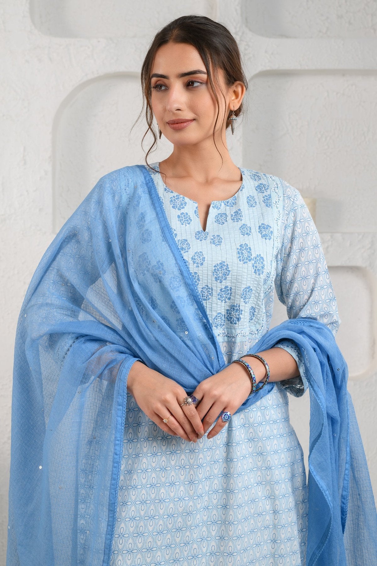 Blue Mukesh Kota Dupatta