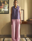 Purple Tulip Sleeveless Shirt