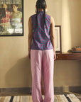 Purple Tulip Sleeveless Shirt