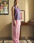 Purple Tulip Sleeveless Shirt