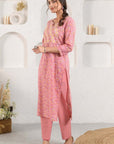 Pink summer kurta