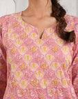 Pink summer kurta