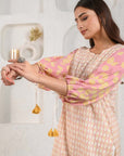 Peach Boho Kurta