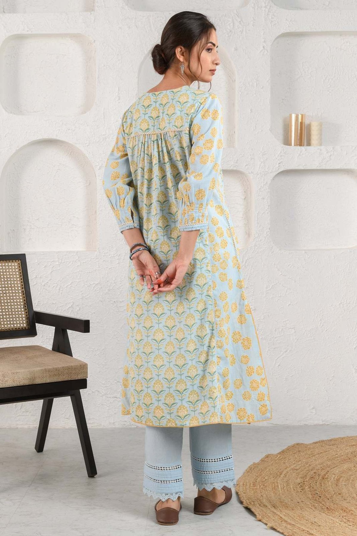 Blue Summer Kurta