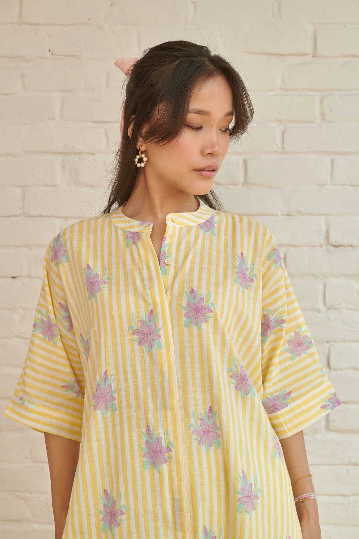 Yellow Voila Kaftan Kurta