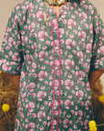 Green Kaftan Kurta