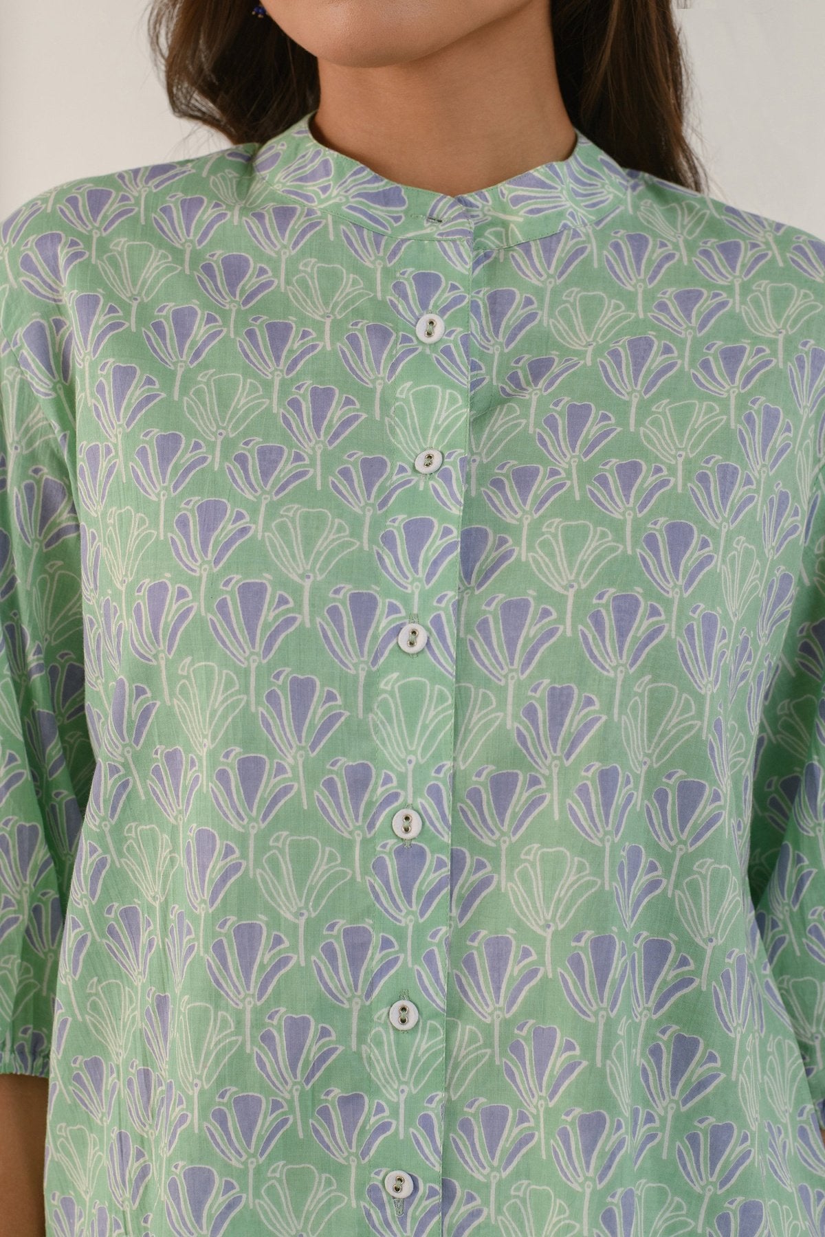 Green Tulip Shirt