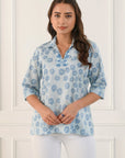 Blue Marigold Shirt