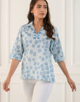 Blue Marigold Shirt