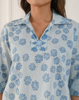 Blue Marigold Shirt