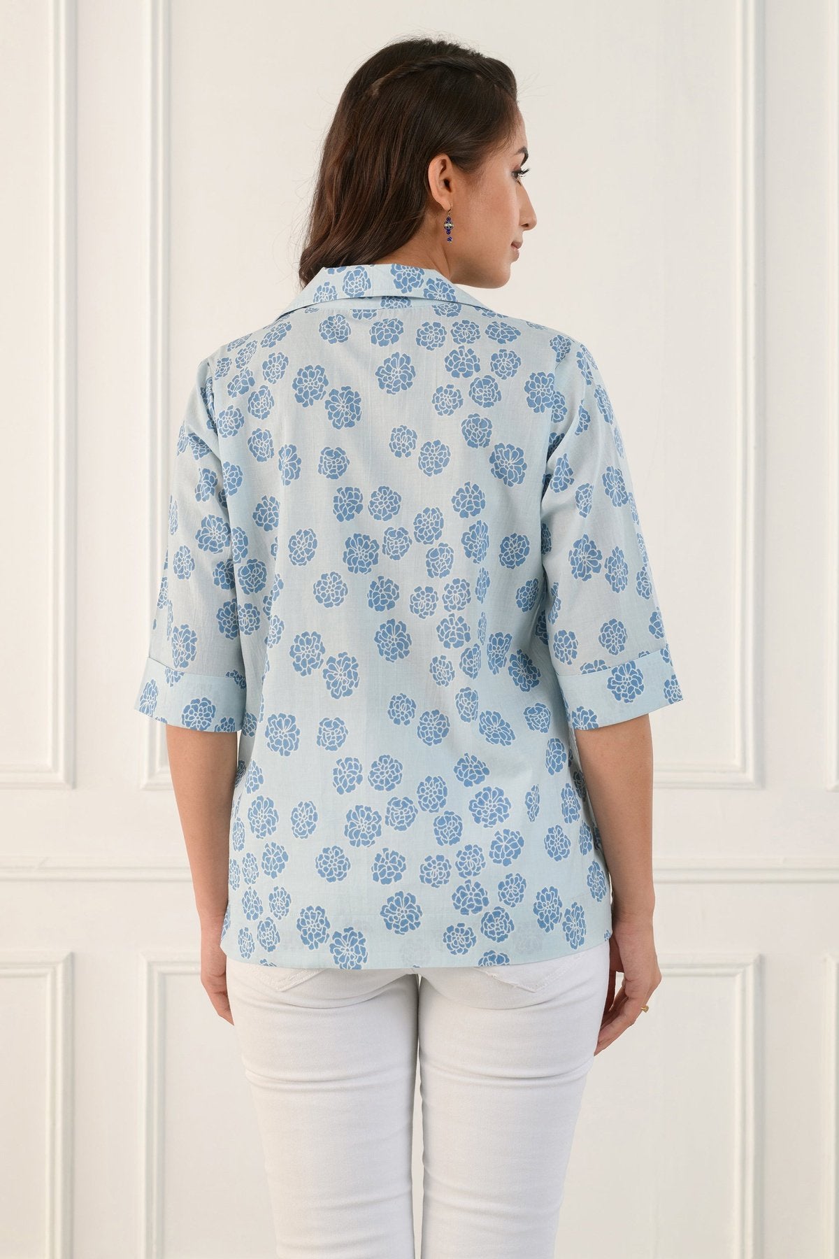 Blue Marigold Shirt