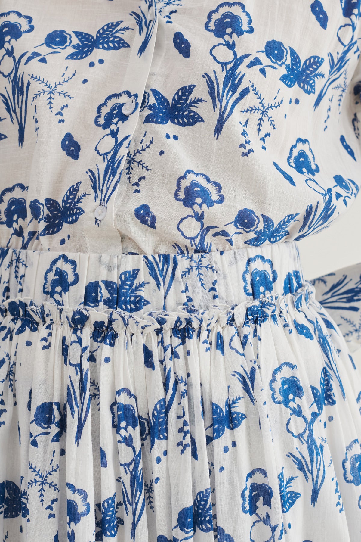 Indigo Skirt Co-ord Set