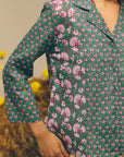 Green Lapel Shirt