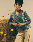 Green Lapel Shirt