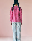Pink Pleated Shirt