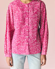Pink Pleated Shirt