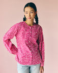 Pink Pleated Shirt