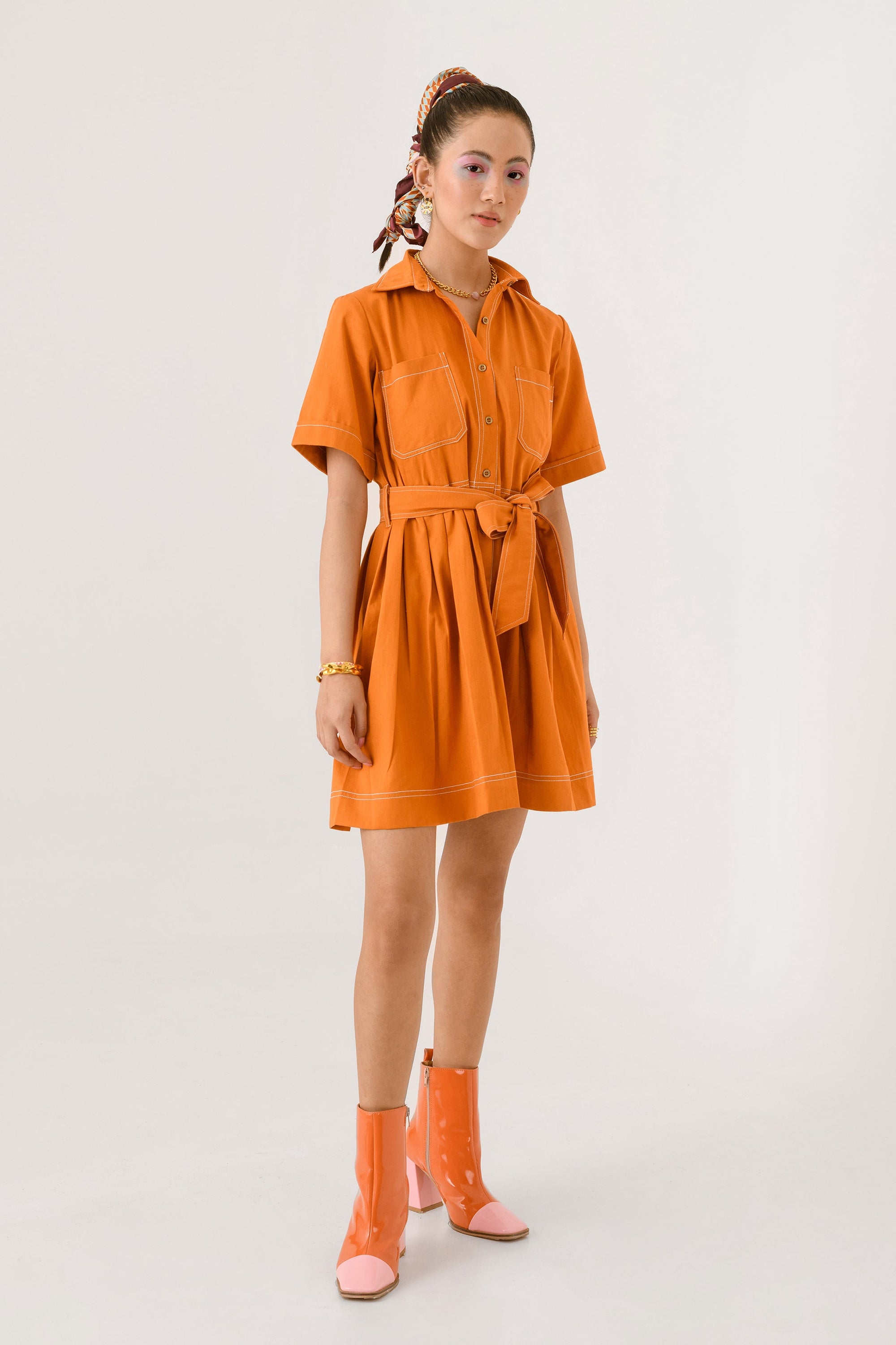 orange sherbet dress Orange Sherbet Dress