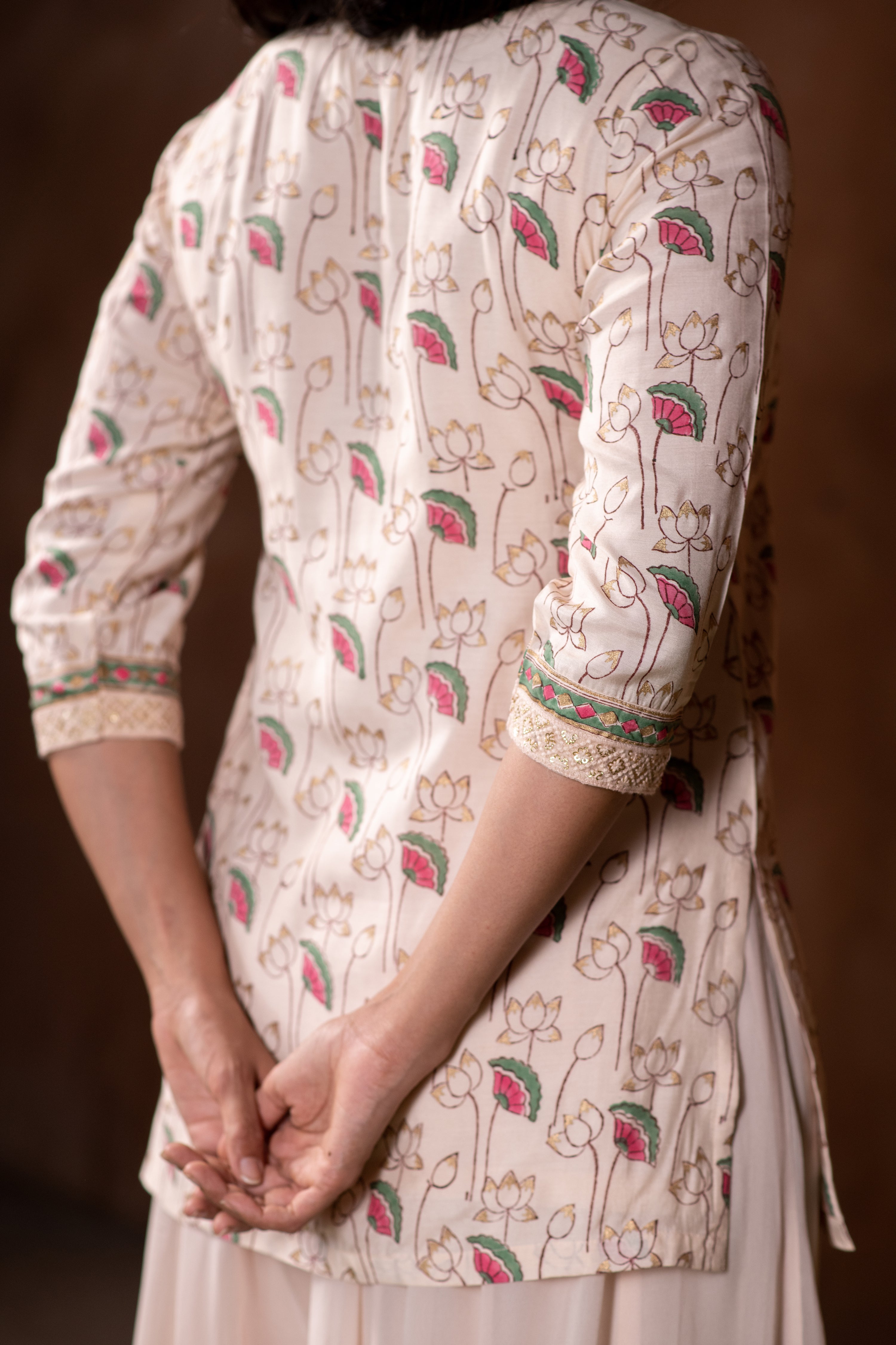 Kamal Kurta in Peach