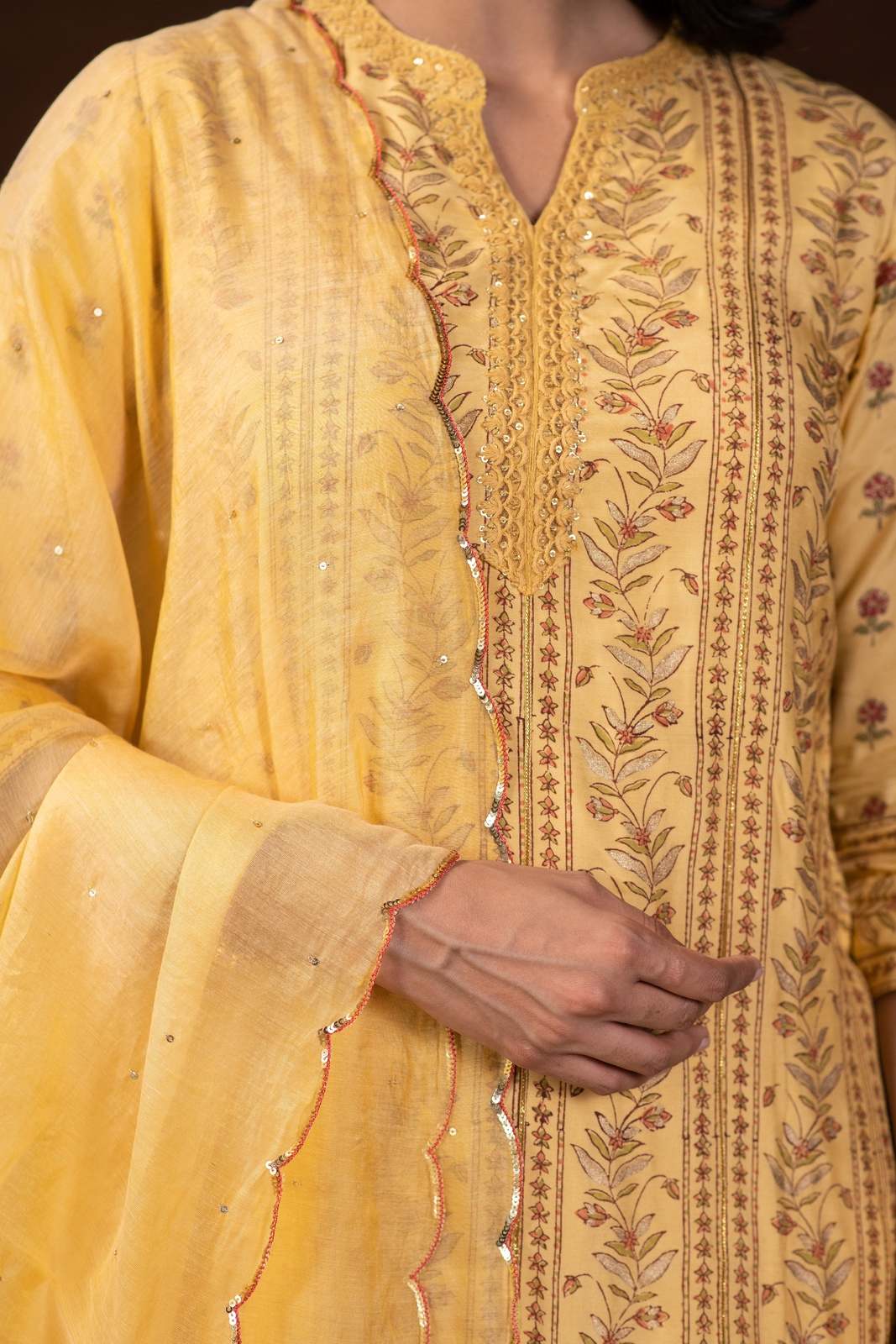 Vani Kurta in Yellow