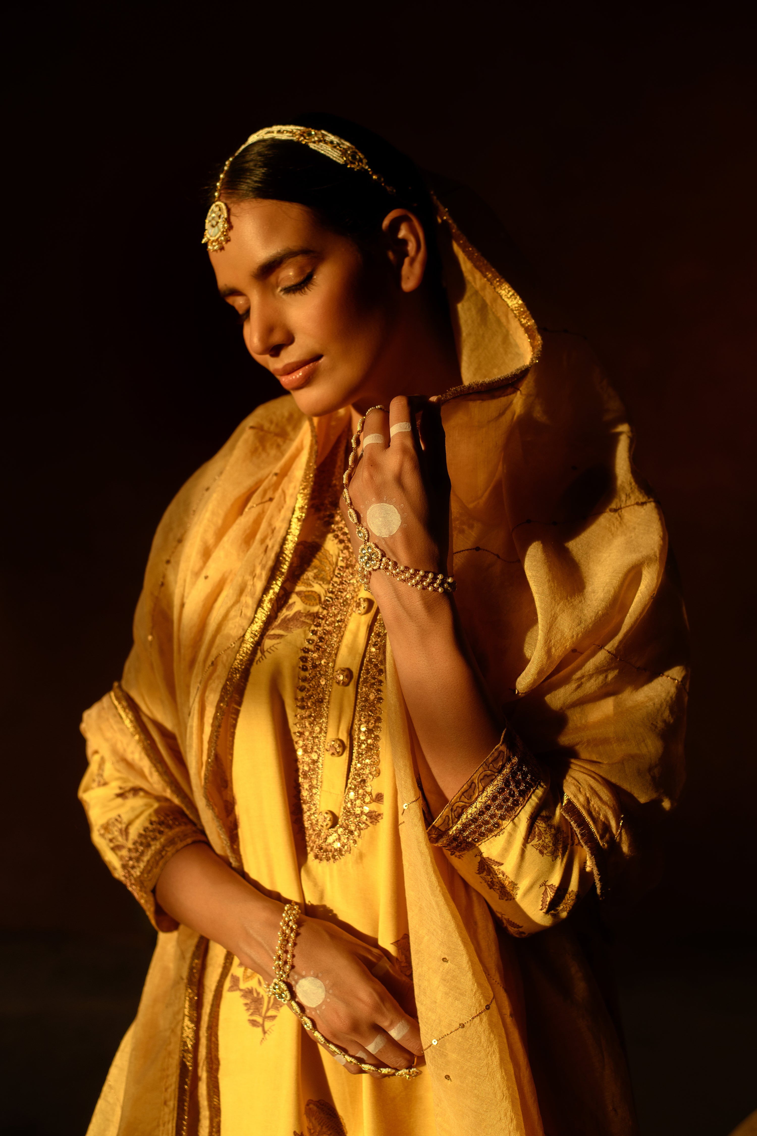 Sarika Kurta in Yellow