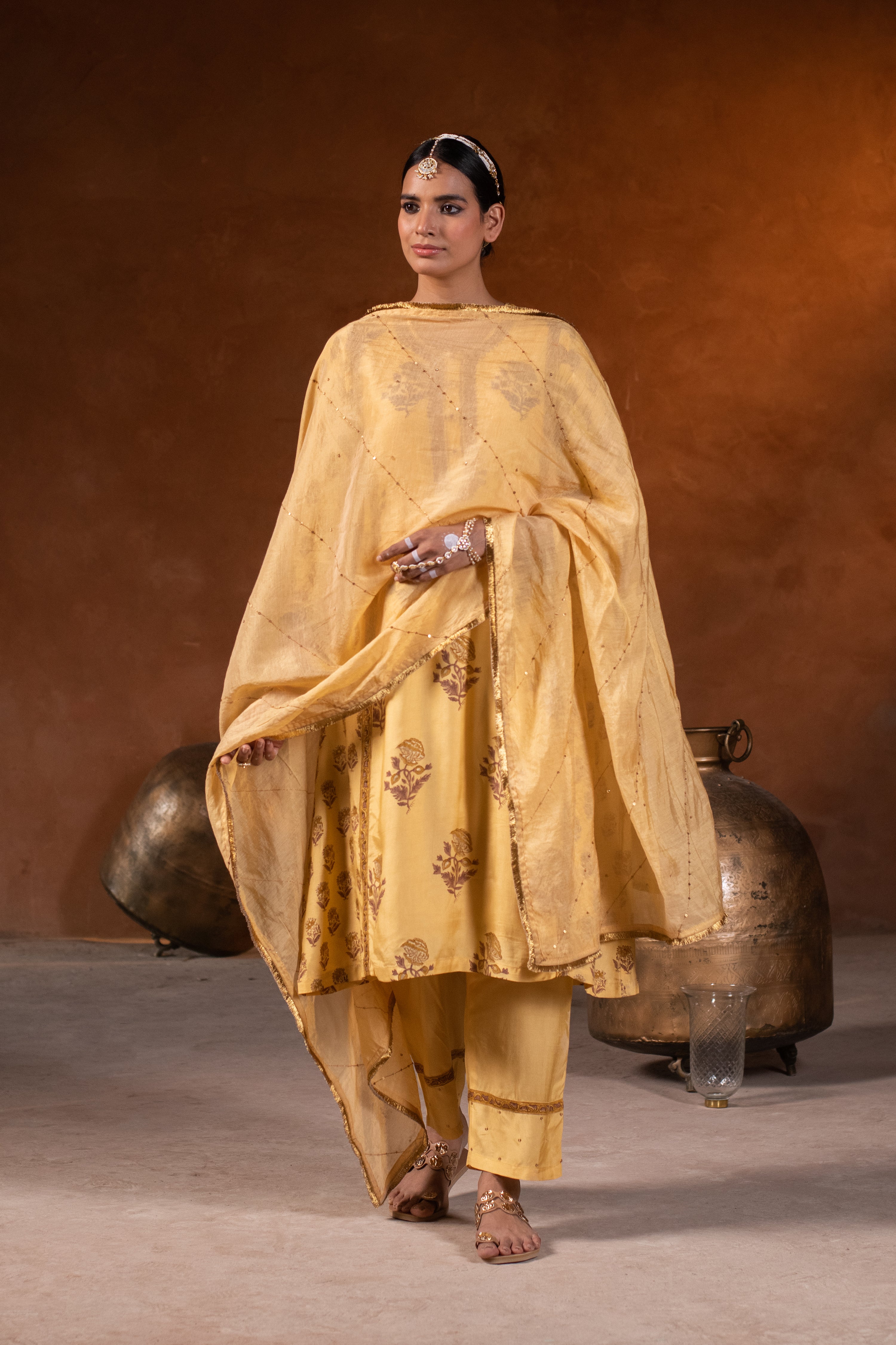 Sarika Kurta in Yellow