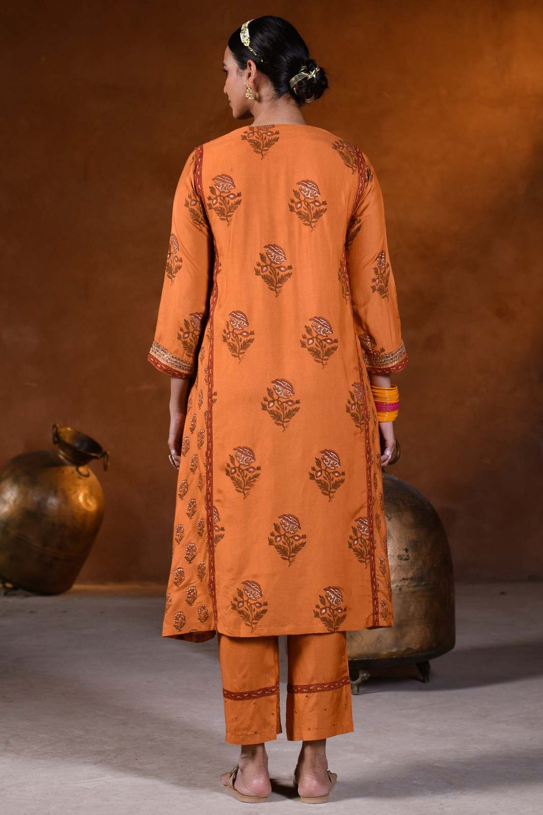 Sarika Kurta in Orange