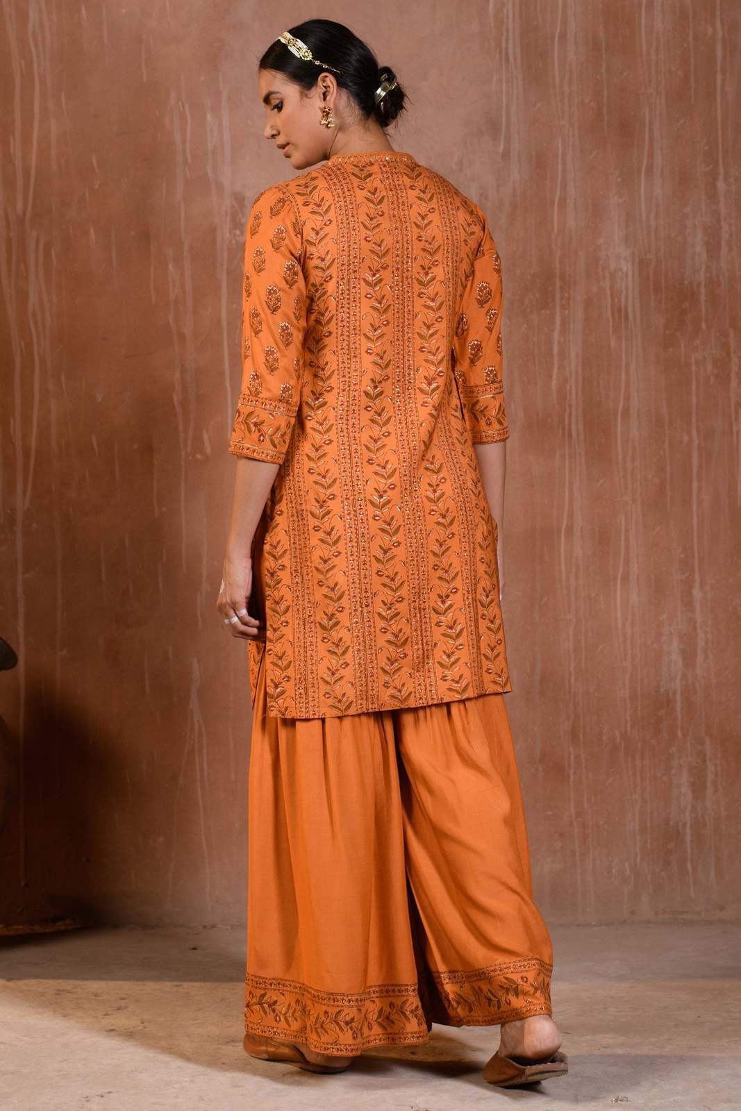 Vani Kurta in Orange