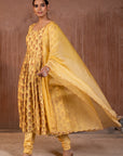 Kamakshi Churidar in Yellow